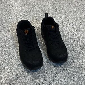 DYKHMILY Safety Shoes Steel Toe Cap Work Shoes Breathable Men 6.5 Women’s 8.5